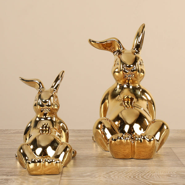 Ceramic Rabbit Figurine - Bloomr