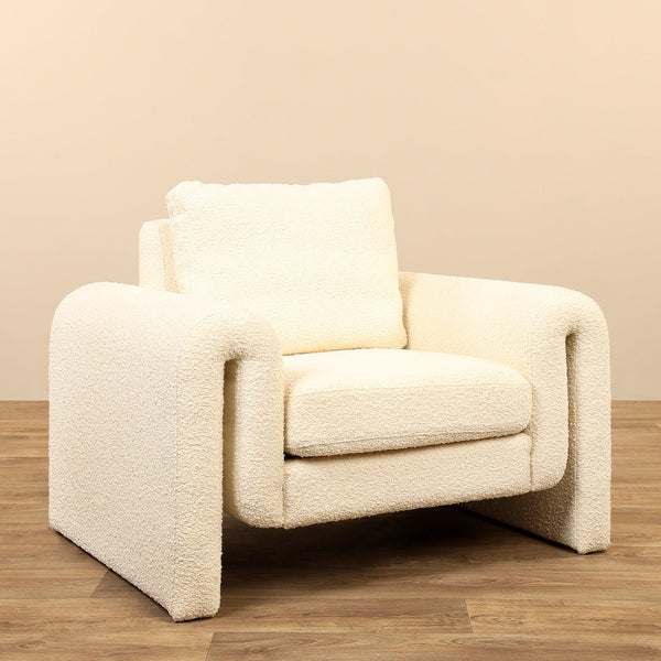 Bristol - Bouclé <br> Armchair Lounge Chair - Bloomr