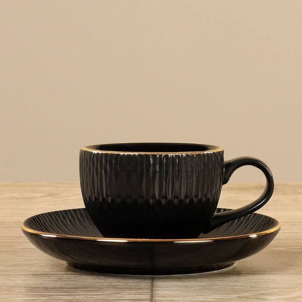 Coffee Cup with Saucer - Bloomr